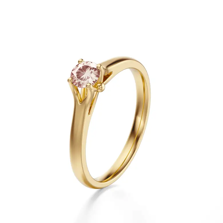 Pierścionek zaręczynowy z morganitem AJPZ_131 Pierścionek zaręczynowy z morganitem AJPZ_131